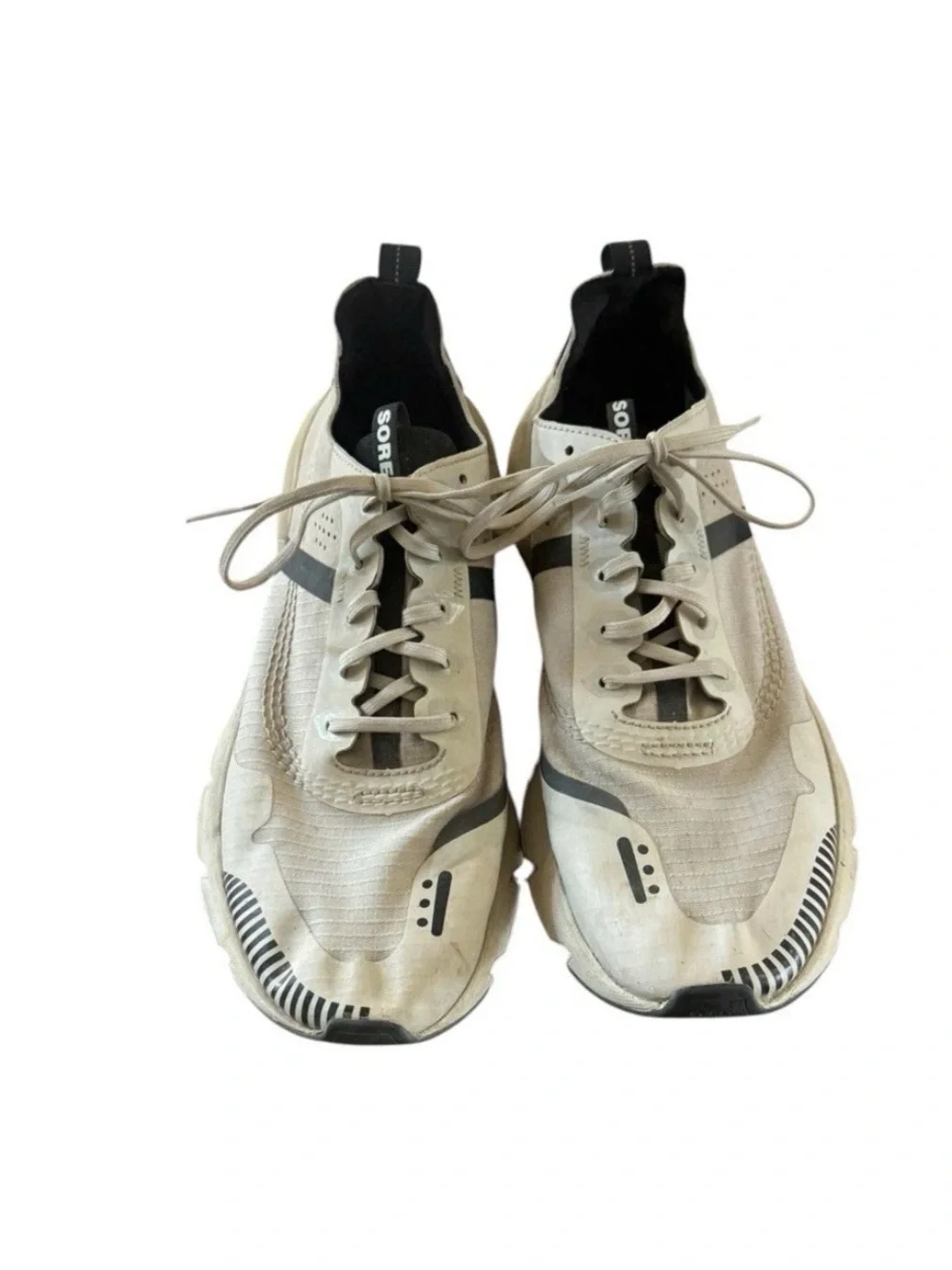 Sorel Kinetic Rush Ripstop athletic sneakers Mens Size 11 Off White